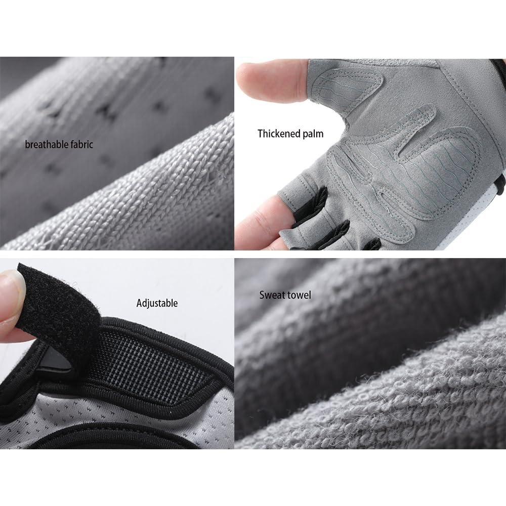 Fingerless Workout Gloves for  - Pilates Yoga Home Workout review and price