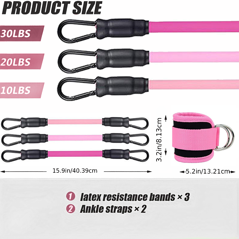 Ankle Straps Resistance Bands  - Pilates Ankle Strap review and price