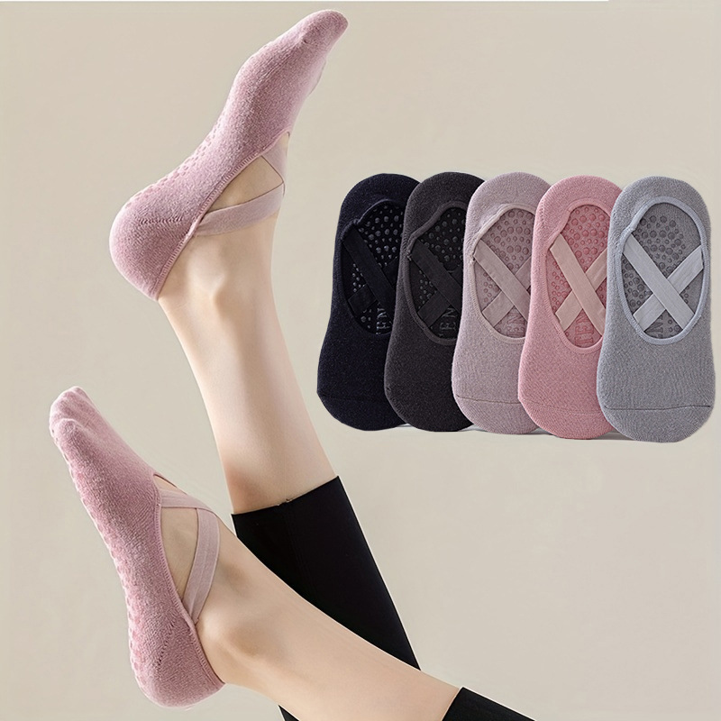 Women's 5-Pair Pure Color Yoga - Pilates Ankle Strap review and price