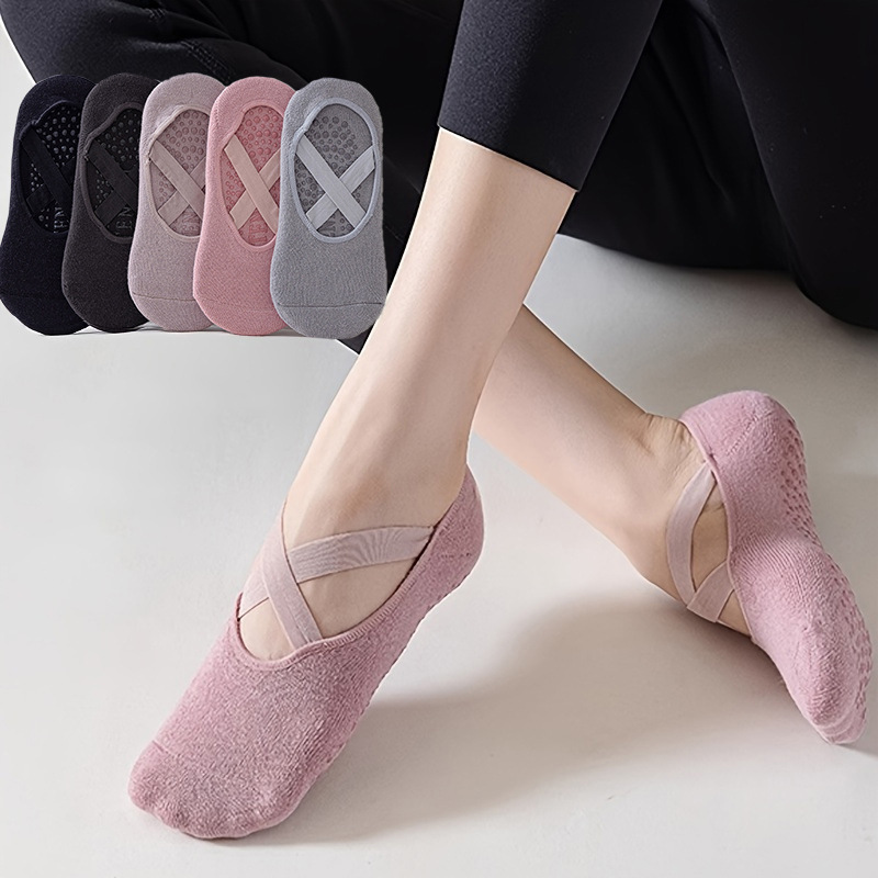 Women's 5-Pair Pure Color Yoga - Pilates Ankle Strap review and price