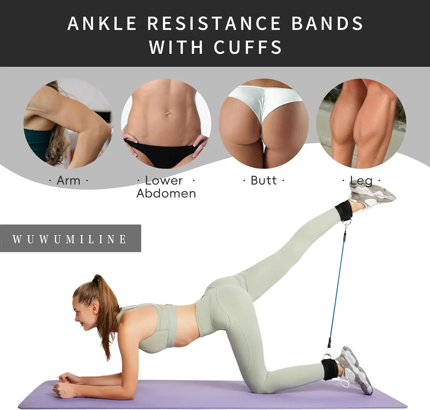 Resistance Bands With Ankle St - Pilates Ankle Strap review and price