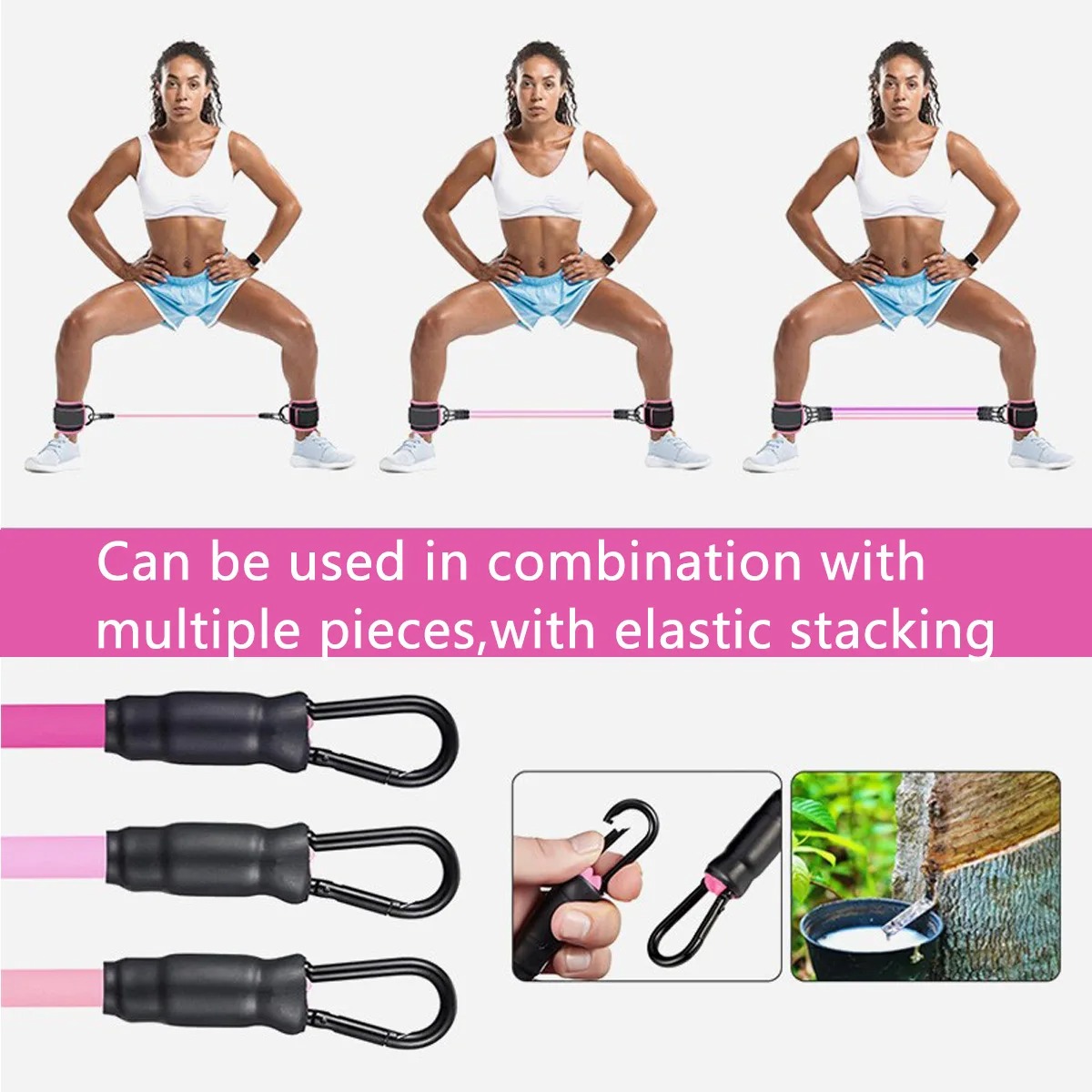 Resistance Bands With Ankle St - Pilates Ankle Strap review and price