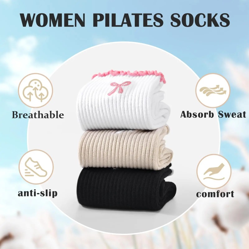 Professional Yoga Socks, Cotto - Pilates & Yoga Vertebrasana review and price