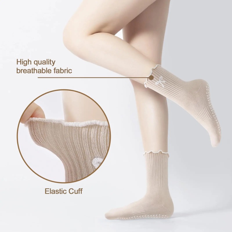 Professional Yoga Socks, Cotto - Pilates & Yoga Vertebrasana review and price