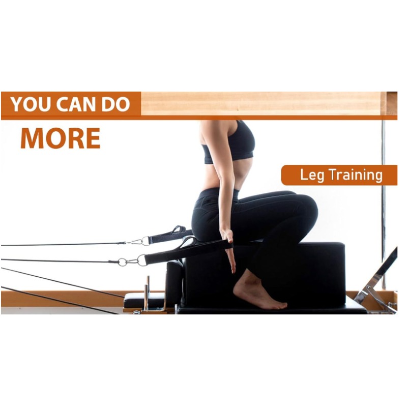 Double Ring Elastic Yoga Pilat - Pilates Ankle Strap review and price