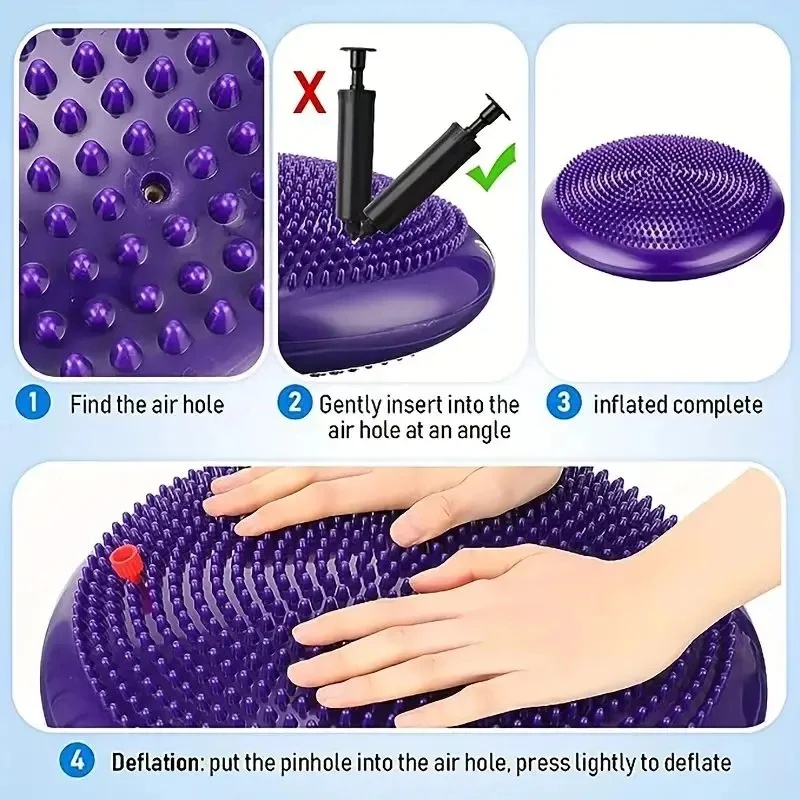 Inflatable Balance Pad Yoga Ma - Exercise Disc Inflatable review and price