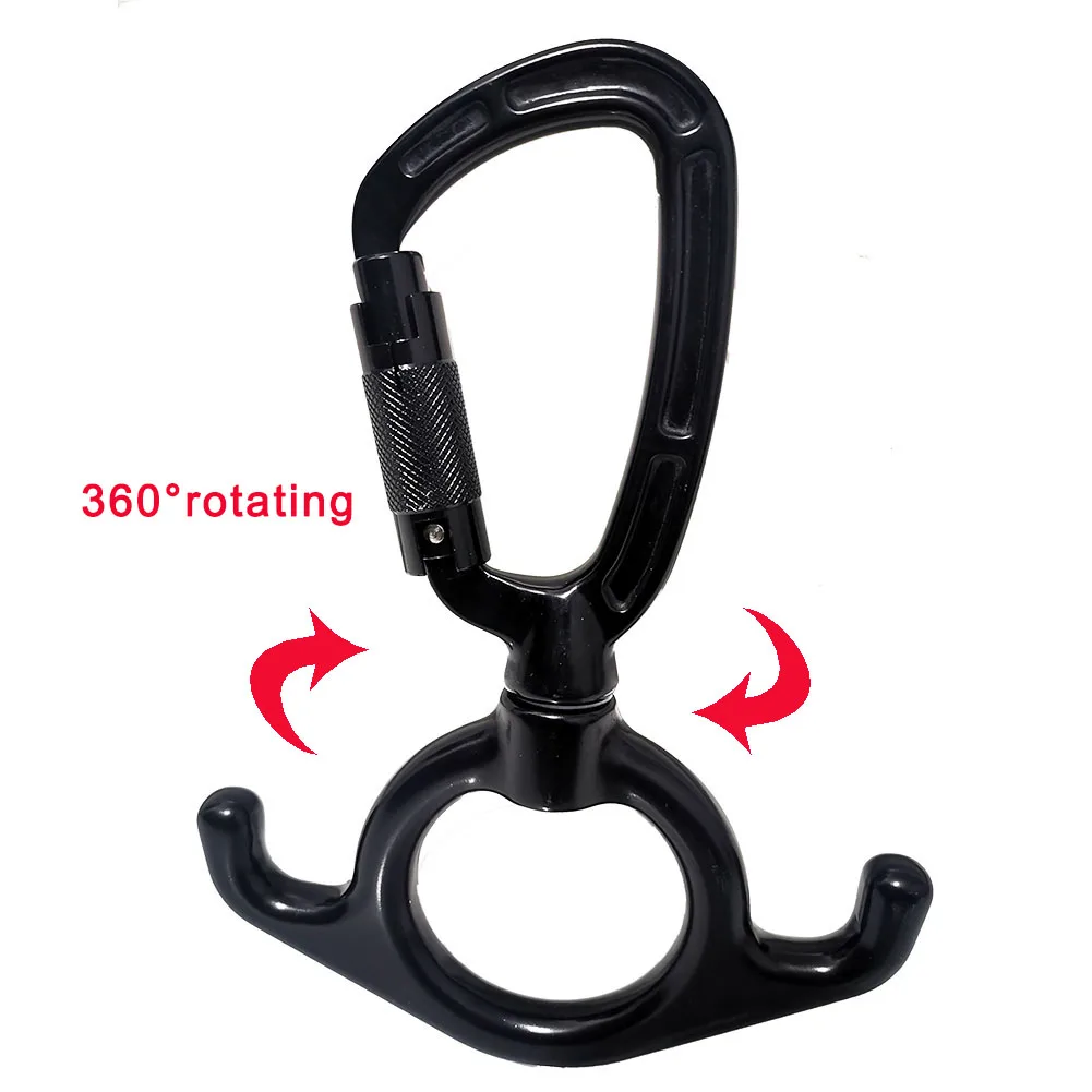 Figure 8  Carabiner  Swivel 3  - Aerial Silk Hammock review and price
