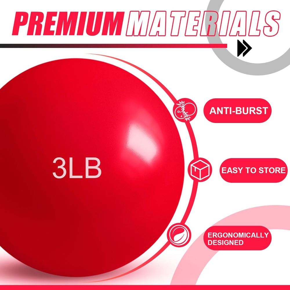 1lb-5lb Weighted Toning Balls  - Pilates Yoga Tone review and price
