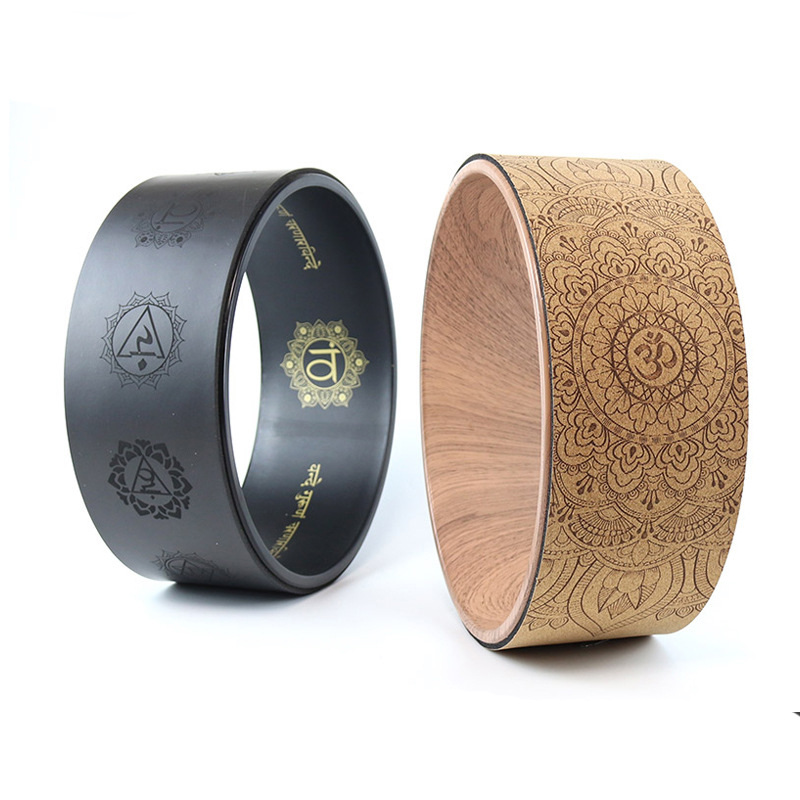 Wooden Yoga Circles Soft Wood  - Pilates Yoga Home Workout review and price