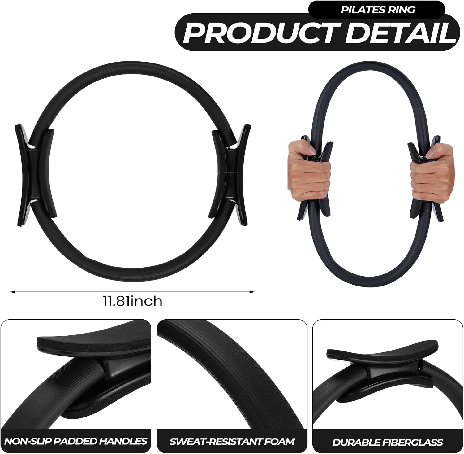 18 Pcs Pilates Ring And Ball S - Pilates Yoga Tone review and price