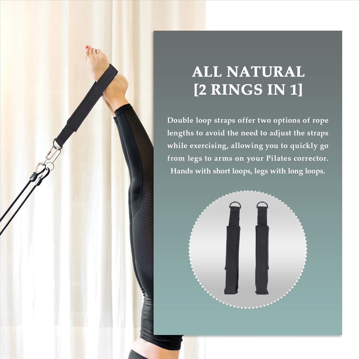【STOCK】2PCS Pilates Double Loo - Pilates Ankle Strap review and price