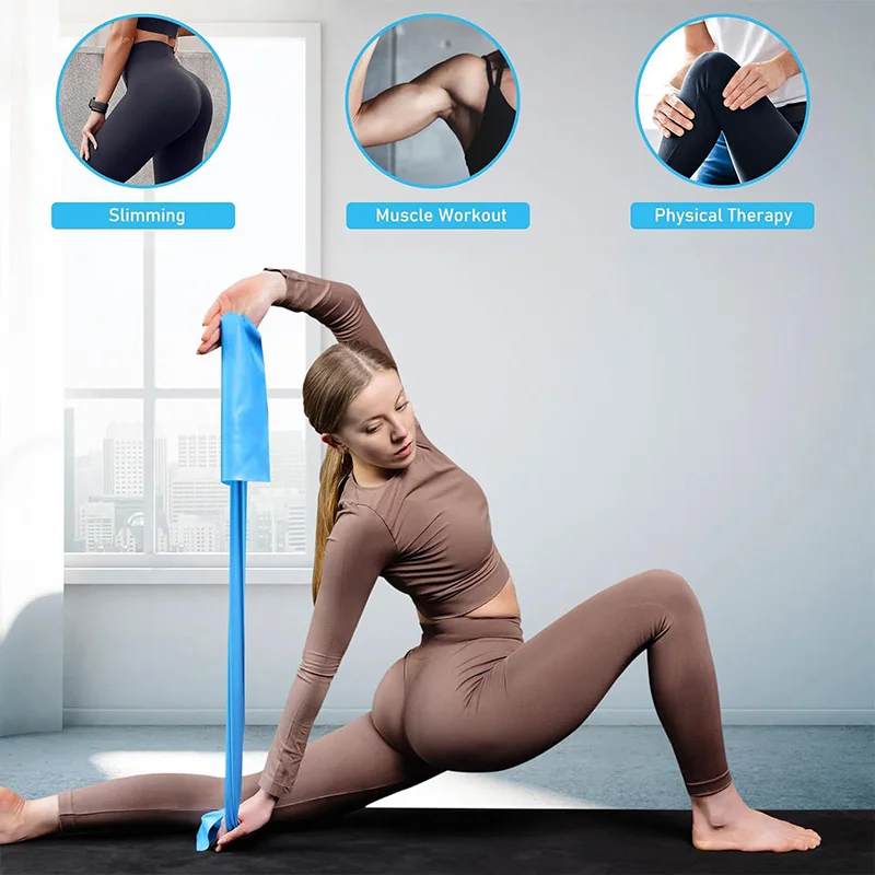 Elastic Yoga Fitness Bands Yog - Pilates Yoga Home Workout review and price