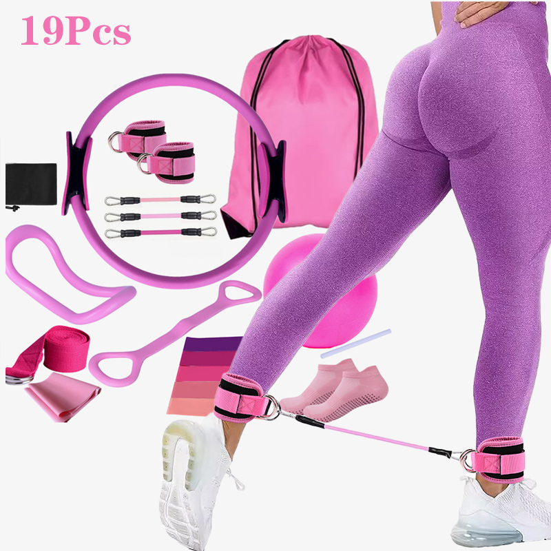 Yoga Pilates Circle 19-Piece S - Pilates Ankle Strap review and price